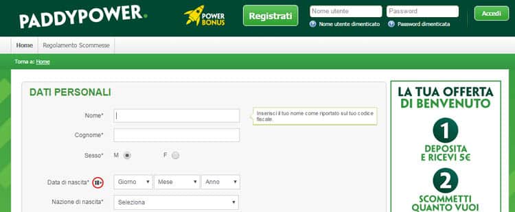 Paddy-Power_registrazione