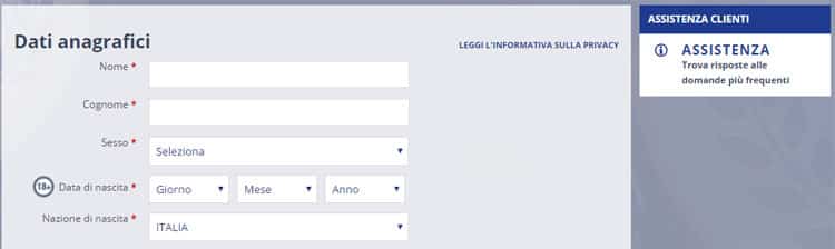 eurobet_registrazione