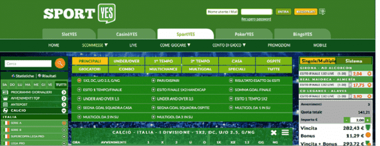 SportYes_scommesse