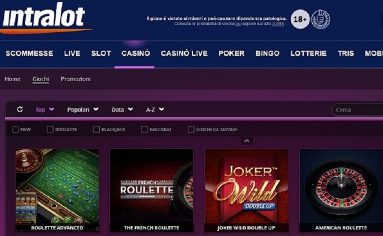 INTRALOT PER ANDROID SCARICARE