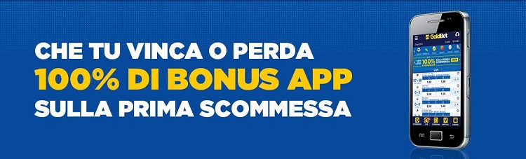 il bonus app su goldbet mobile