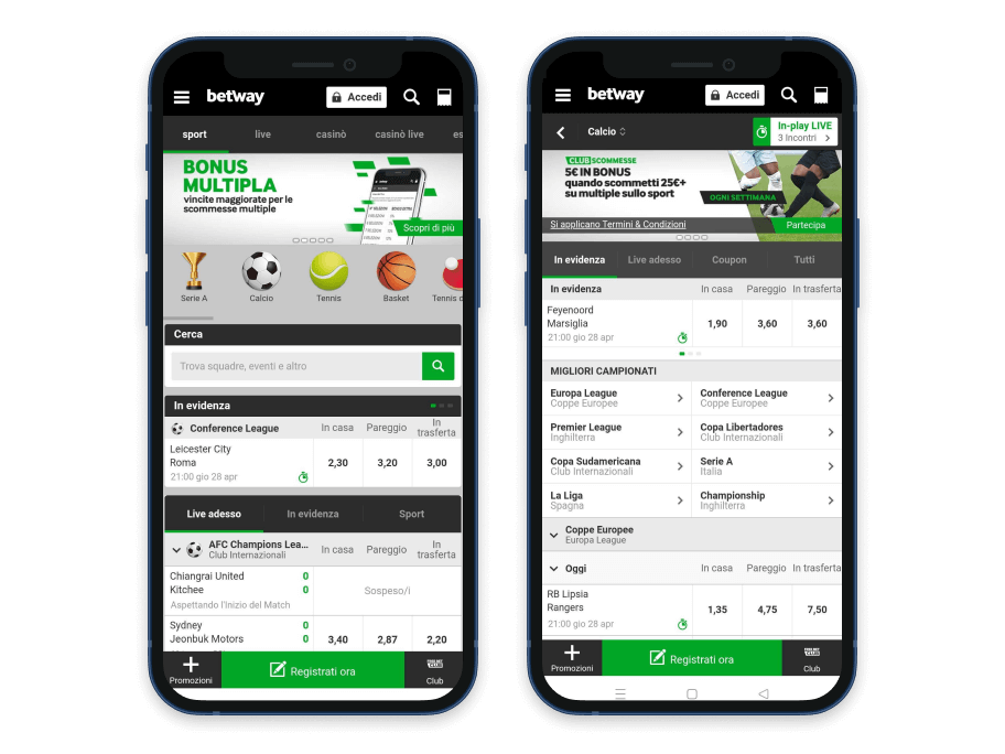 app mobile betway sport