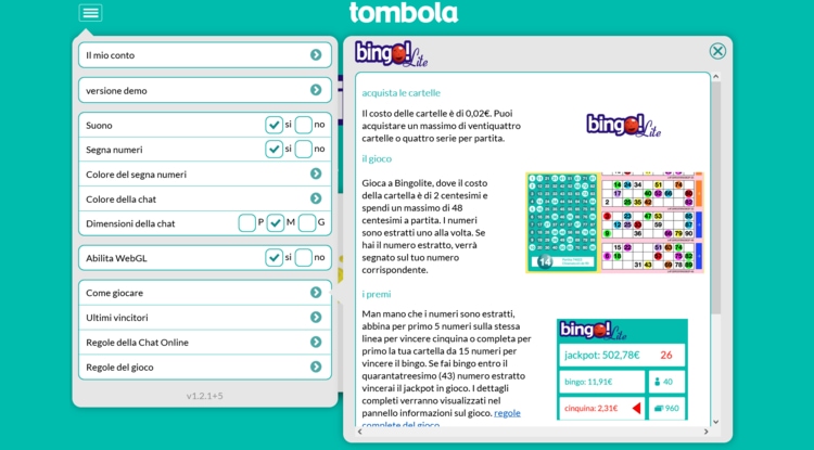 Tombola.it Bingo Lite