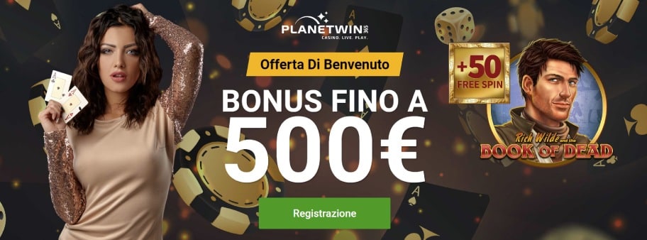 bonus casino planetwin365