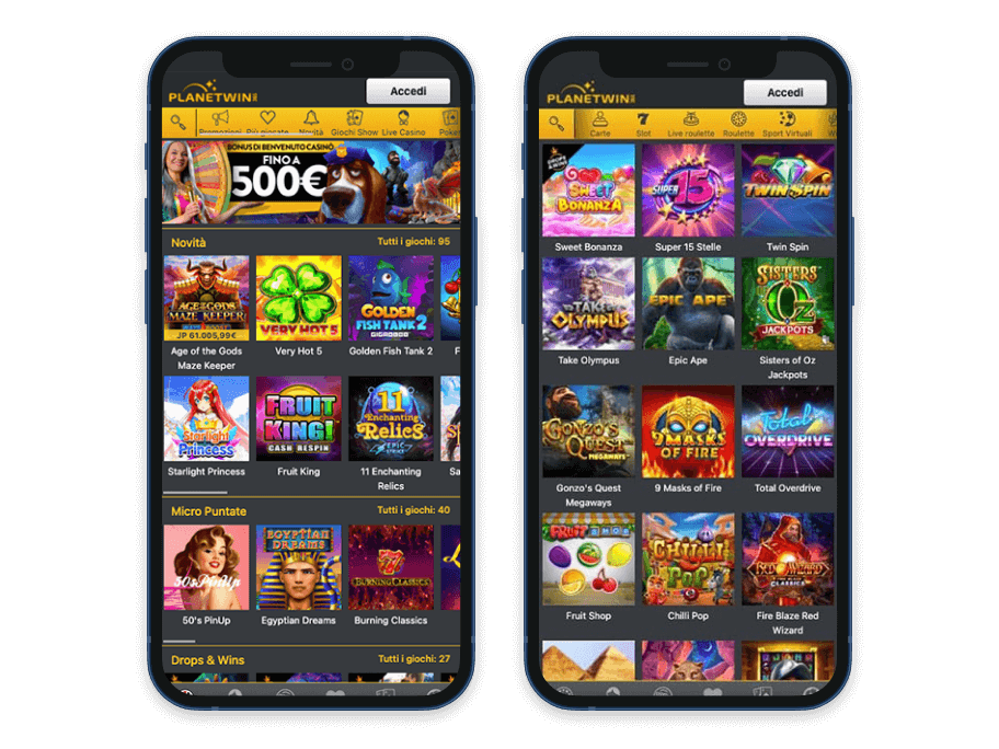 planetwin365 casino mobile
