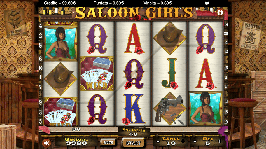 slot saloon girls