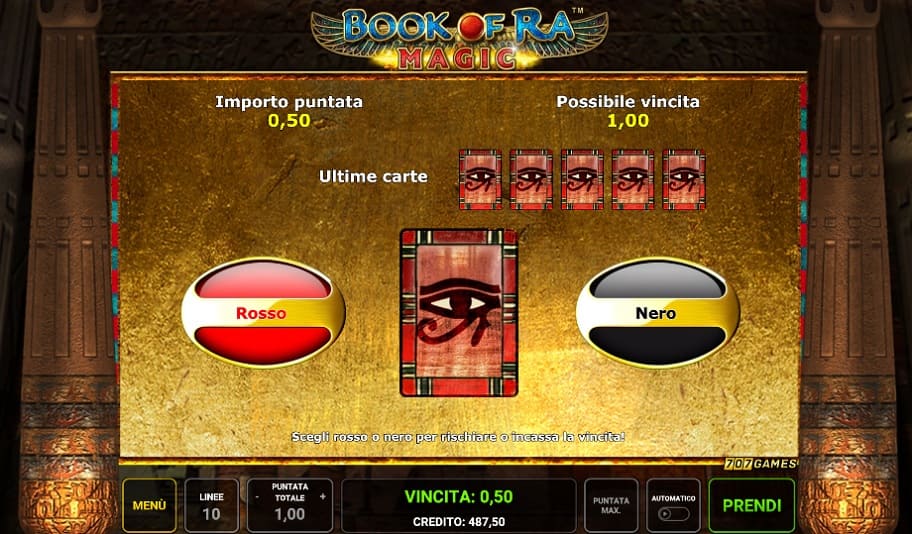 book of ra magic gioco del rischio
