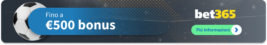 bonus benvenuto bet365