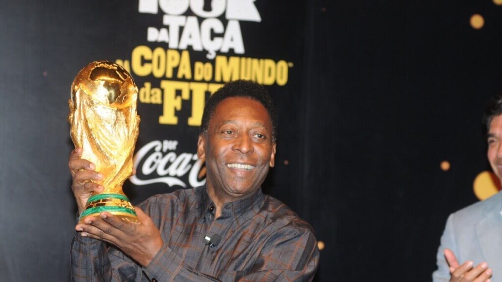 Pelè, calciatore della formazione brasiliana più forte di tutti i tempi