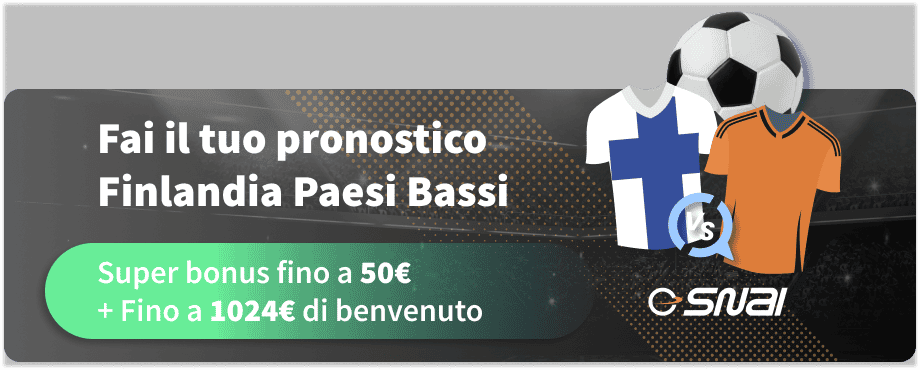 Fai il tuo Pronostico Finlandia Paesi Bassi