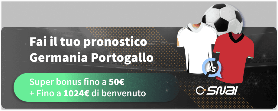 Fai il tuo pronostico Germania Portogallo