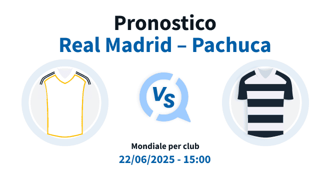Pronostico Real Madrid Pachuca del 22/06/2025