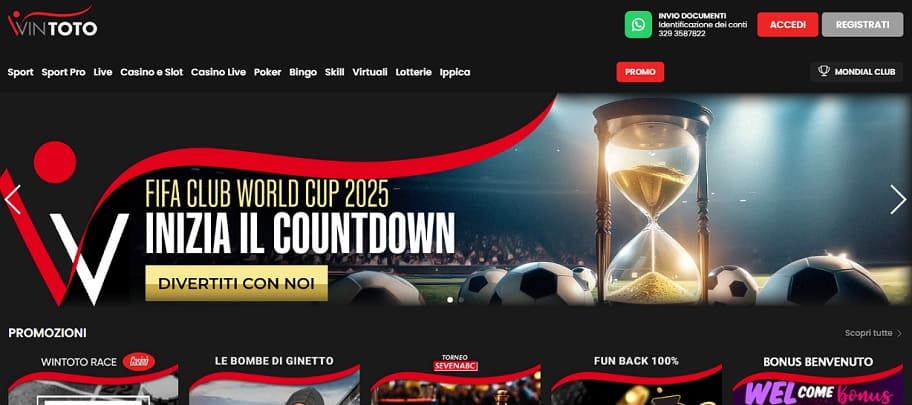wintoto interfaccia