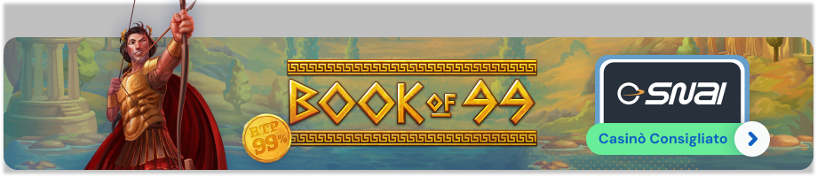 Slot con RTP più alto in assoluto: Book of 99