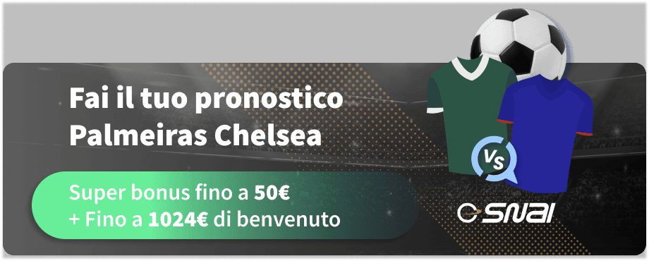 Fai il tuo Pronostico Palmeiras Chelsea