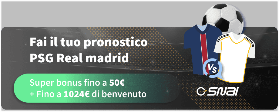 Fai il tuo Pronostico PSG Real Madrid del 09/07/2025