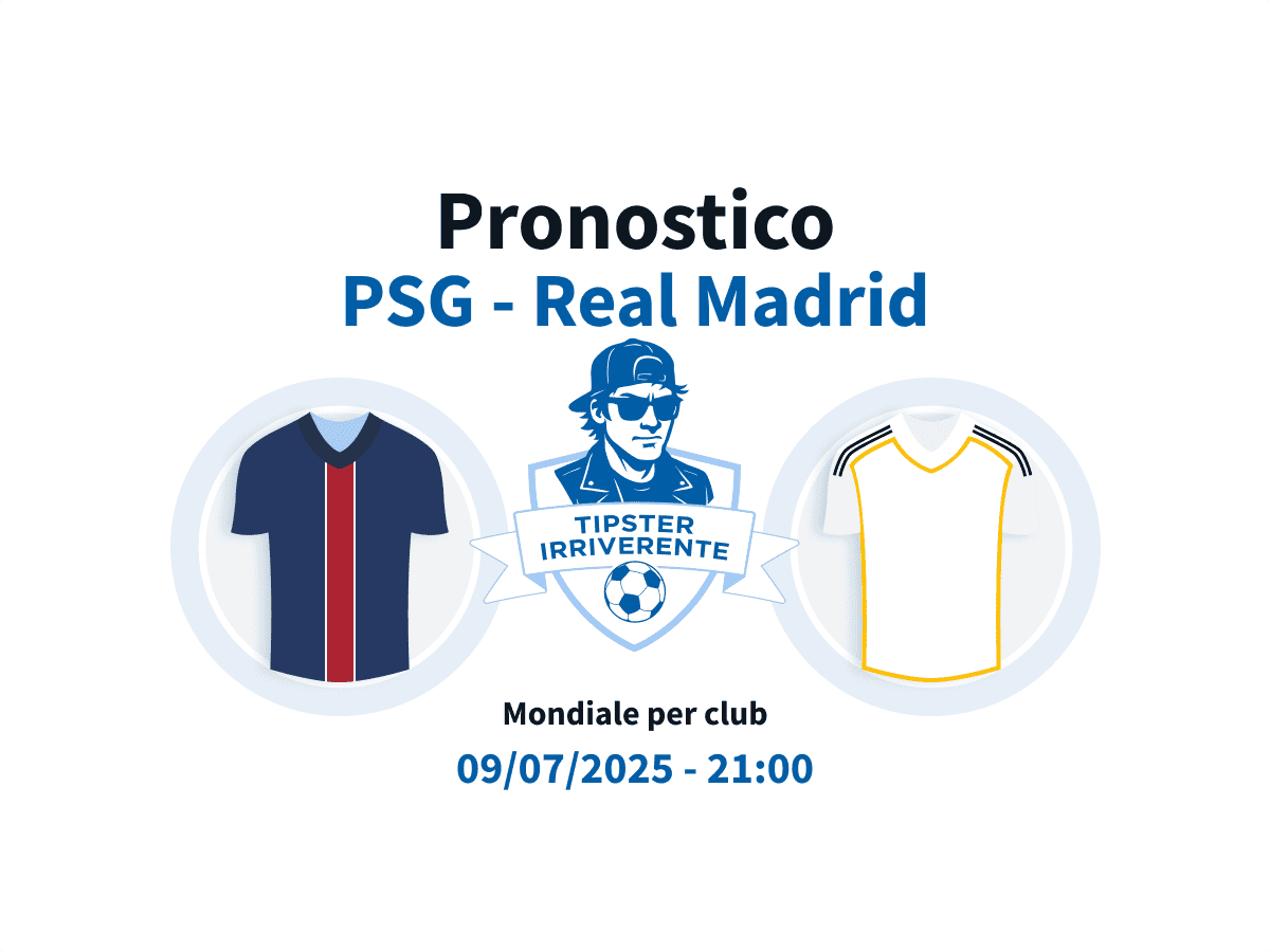 Pronostico Paris Saint German Real Madrid del 09/07/2025