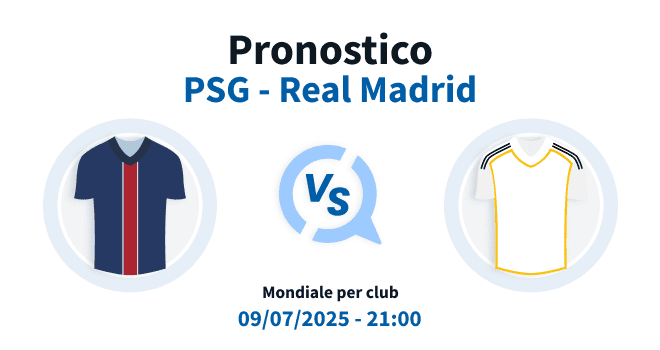 Pronostico PSG Real Madrid del 09/07/2025