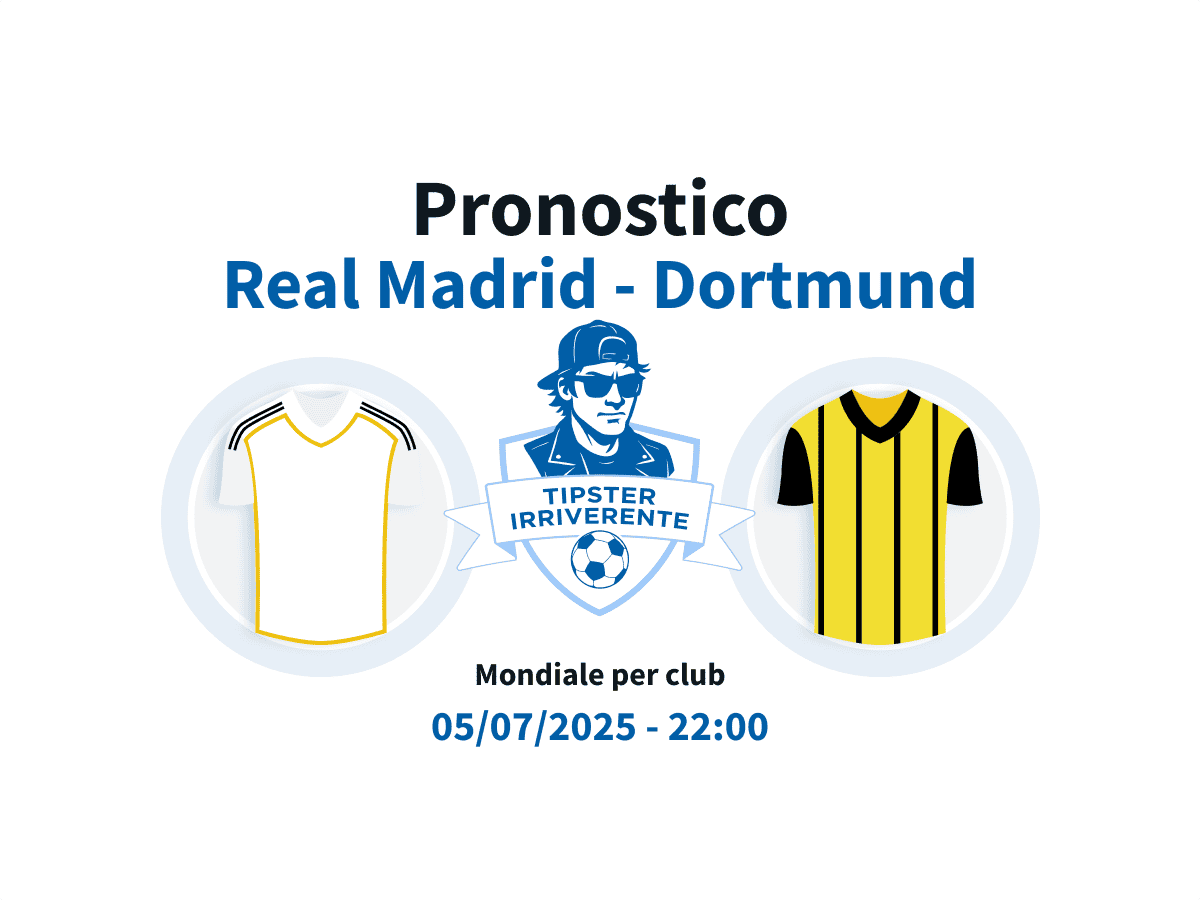 Pronostico Real Madrid Borussia Dortmund del 05/07/2025