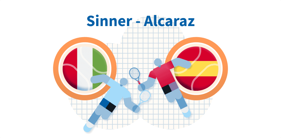 Pronostico Sinner Alcaraz 13-05-2025 Finale Wimbledon 2025