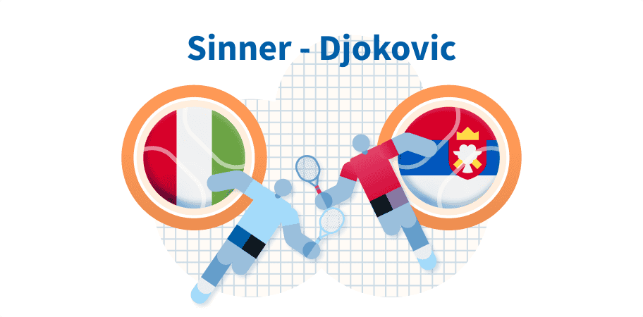 Pronostico Sinner Djokovic del 11/07/2025