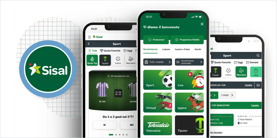 Miglior Bookmaker per quantità di quote e statistiche: Sisal.it