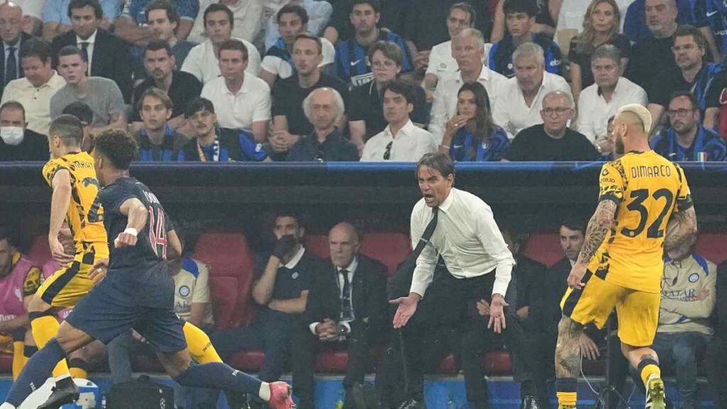 L'Inter nell'ultima finale di Champions League subisce il maggior numero di gol di scarto nella storia della competizione