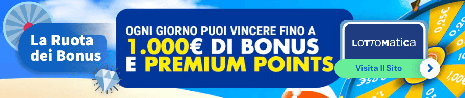 la ruota dei bonus lottomatica