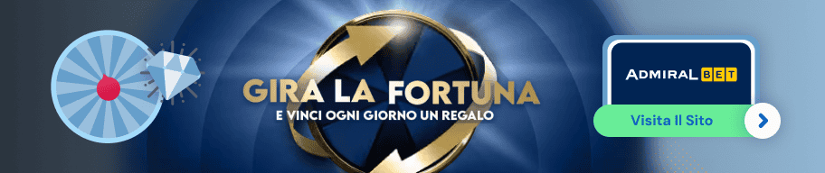 ruota dei bonus admiralbet