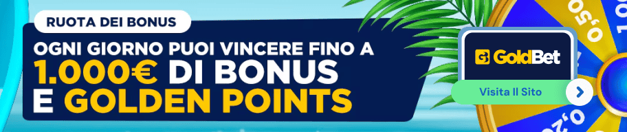 ruota dei bonus goldbet