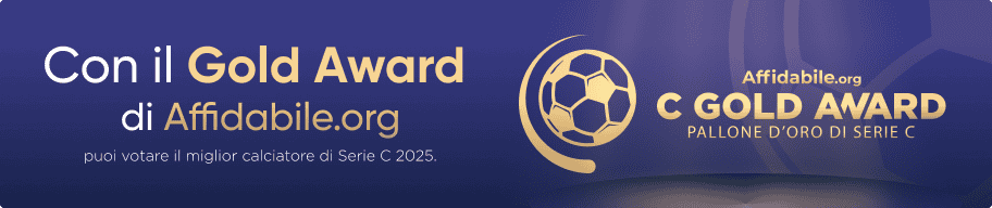 Sondaggio Affidabile.org C Gold Award - Vota con noi il Pallone d'oro di Serie C 2025