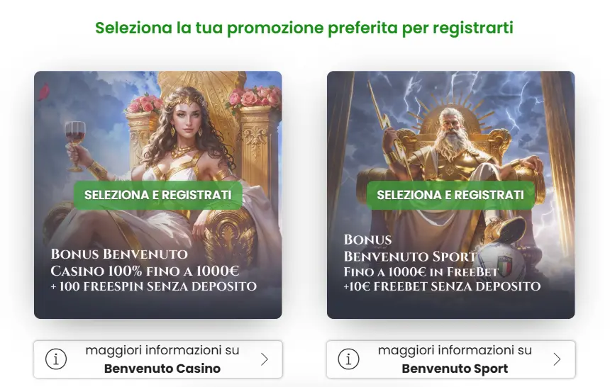 Registrazione Elabet bonus benvenuto
