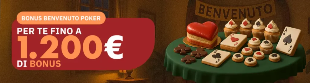 Gioca a poker con Lottomatica con il bonus di benvenuto