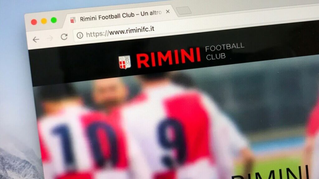 Rimini calcio, il fallimento della società