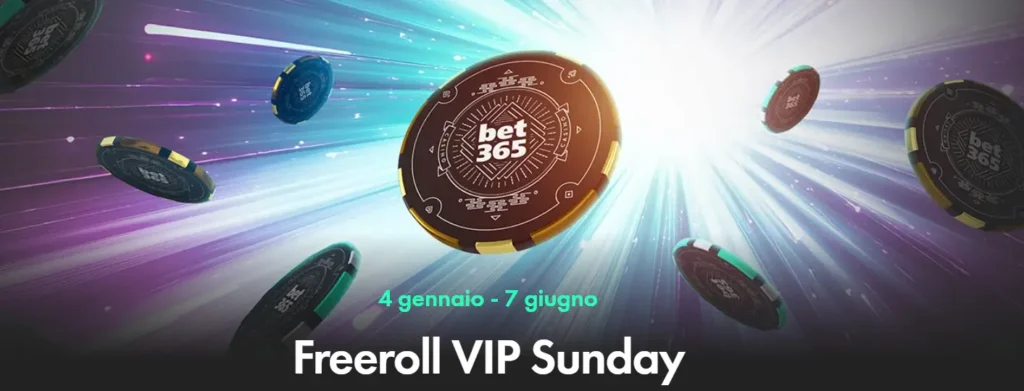 Lobby tornei freeroll bet365 Poker