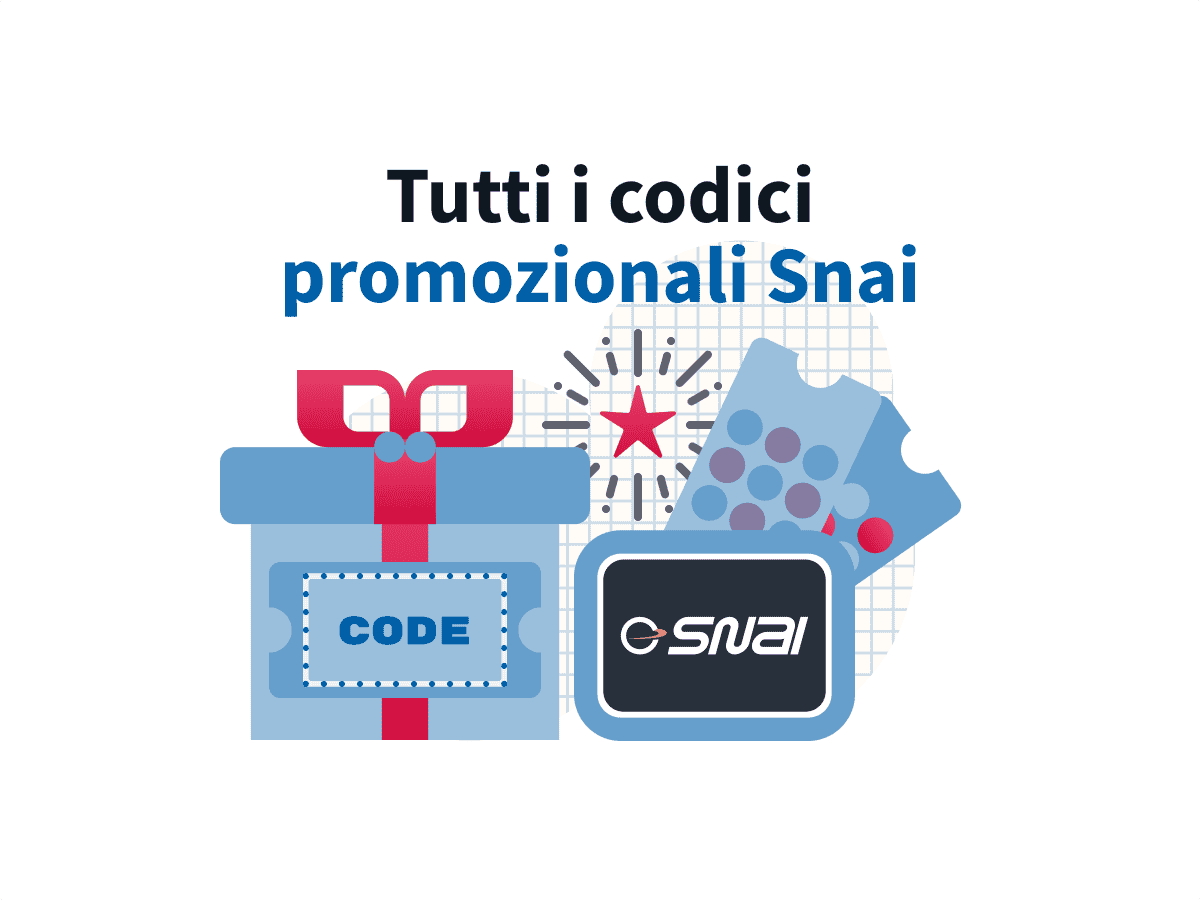 Codice promozionale Snai: fino a 3000€ di voucher attivi 2026