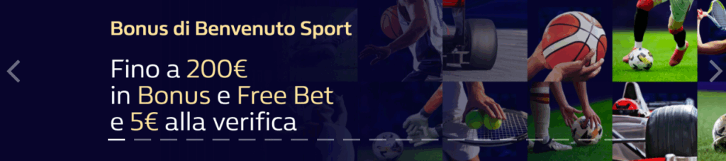 Bonus benvenuto scommesse William Hill