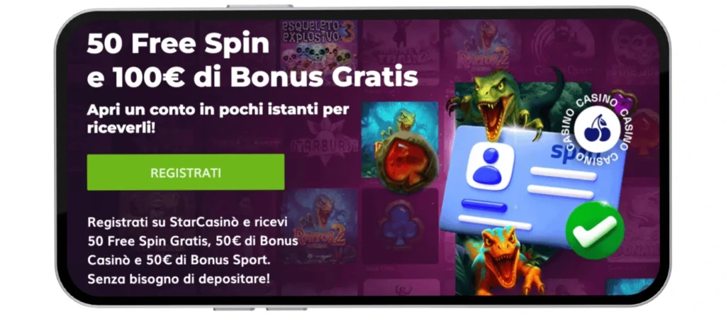 Bonus Starcasino senza deposito