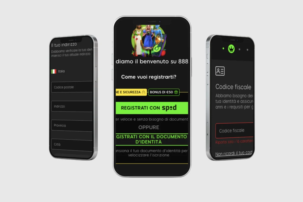 888casino registrazione