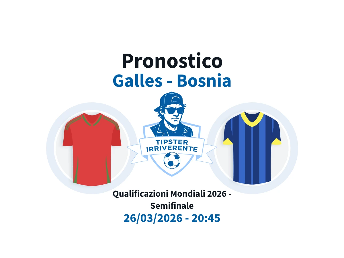 Pronostico irriverente galles bosnia
