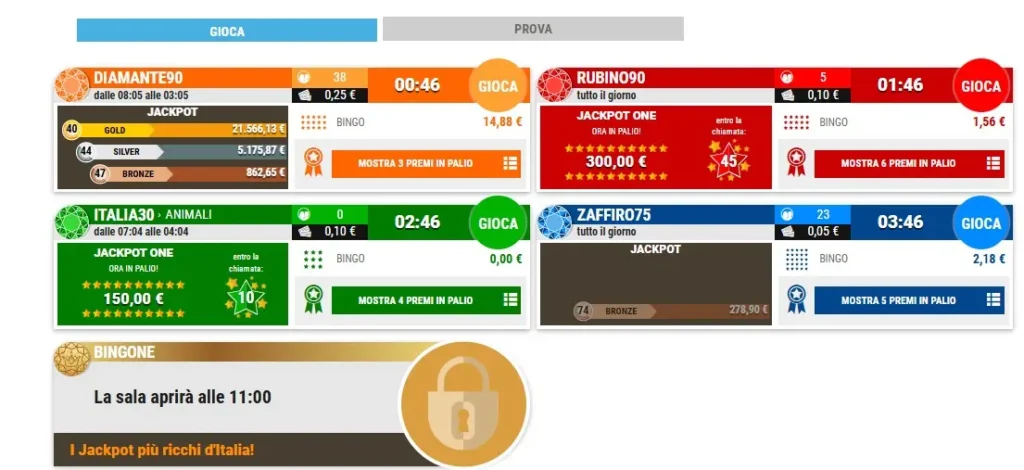Gioca a bingo con Lottomatica