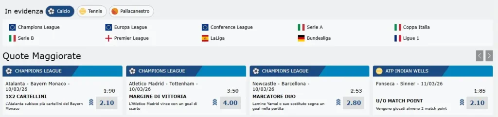 Gioca ad admiral bet scommesse sportive