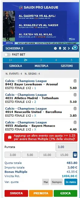 gioca la bolletta con admiral bet