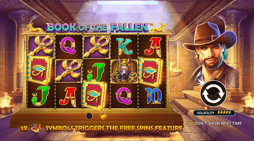 Book of The Fallen slot
