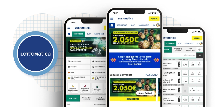 Gioca scommesse sportive con Lottomatica