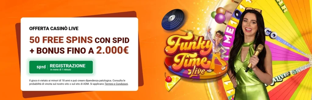 LeoVegas casin&ograve; live bonus