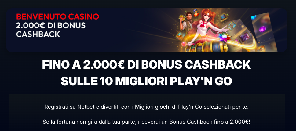bonus netbet casino