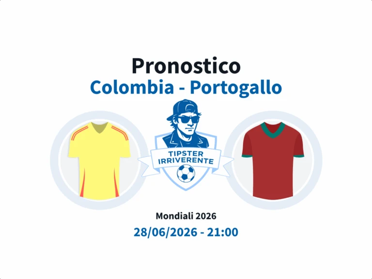 Pronostico Colombia Portogallo