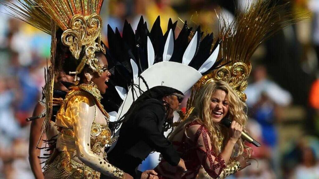 Shakira ai Mondiali di Rio, autrice del brano Dai Dai, inno ufficiale del Mondiali 2026