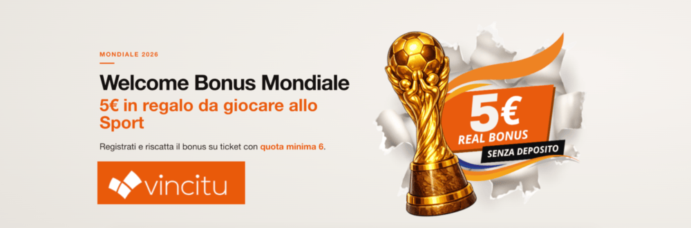 Free bet scommesse sul Mondiale 2026